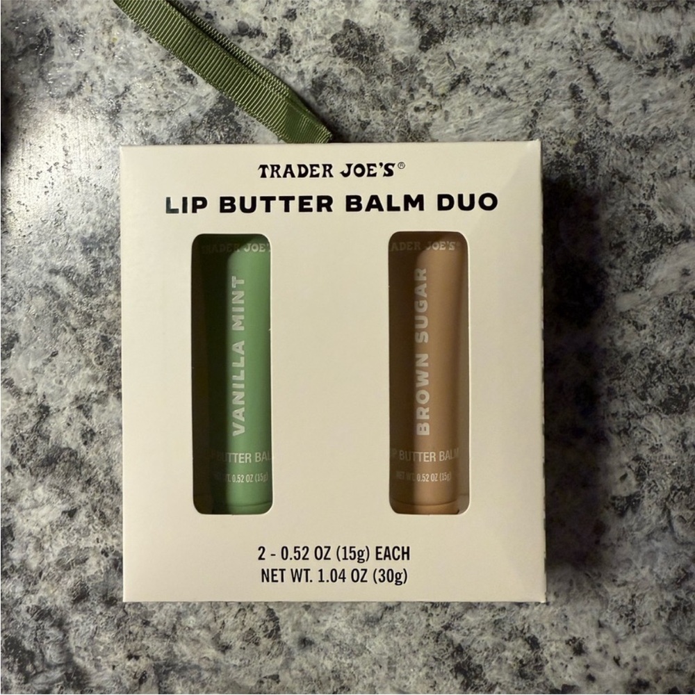 Lip Butter Balm Duo - Vanilla Mint & Brown Sugar